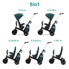   KINDERKRAFT SELECT Easytwist tricikli  Midnight Green, Premium