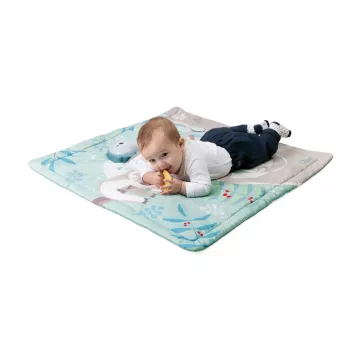 CHICCO Játékos Takaró Kismadár 2 az 1-ben 80x80 cm, 0m+