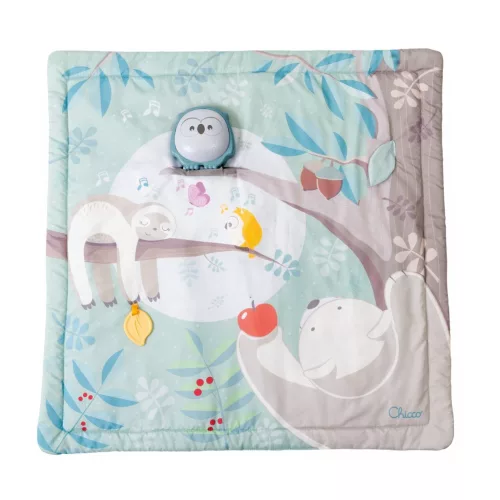 CHICCO Játékos Takaró Kismadár 2 az 1-ben 80x80 cm, 0m+