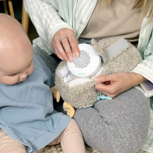 INGENUITY Altató játék plüss zenélő bagoly Nally™ 0hó+