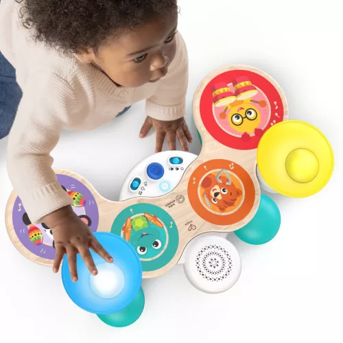 BABY EINSTEIN Zenei játék - dobfelszerelés, Together in Tune Drums™ Connected Magic Touch™ HAPE 12hó