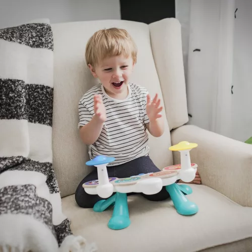 BABY EINSTEIN Zenei játék - dobfelszerelés, Together in Tune Drums™ Connected Magic Touch™ HAPE 12hó