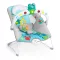 BABY EINSTEIN Zenélő, vibráló pihenőszék fényekkel Kick to It Neptune 9 kg-ig
