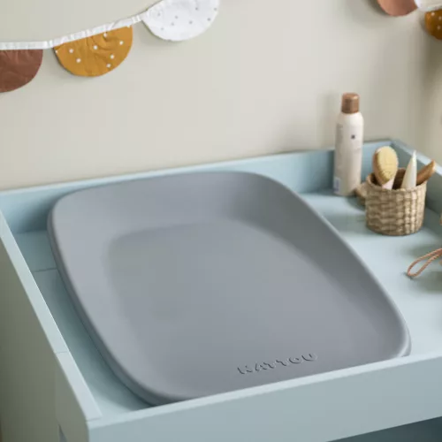 NATTOU Puha Softy Grey BPA-mentes pelenkázó alátét 50x70 cm