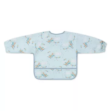 BABYONO Hosszú ujjú előke Plane 74x36 cm, 6hó-2év