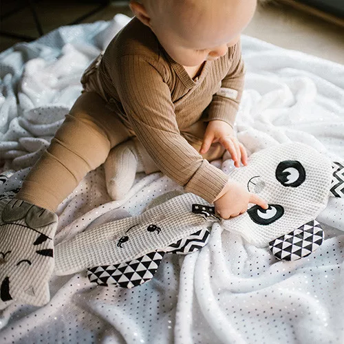 BABYONO Játék puha panda Happy Panda 0m+