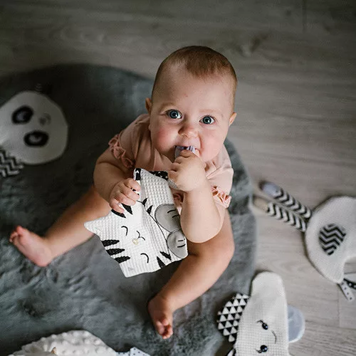 BABYONO Játék puha panda Happy Panda 0m+