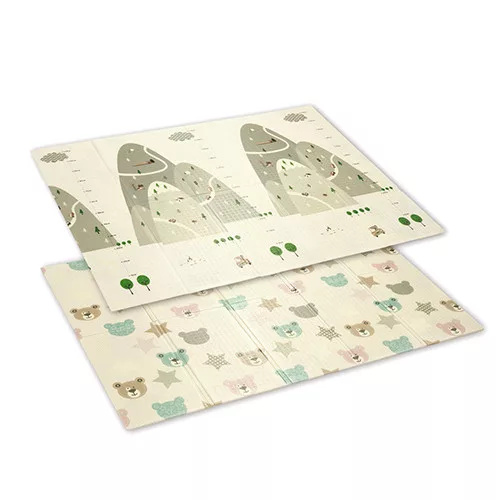 BABYONO Összecsukható oktatási habszőnyeg 100x200 cm