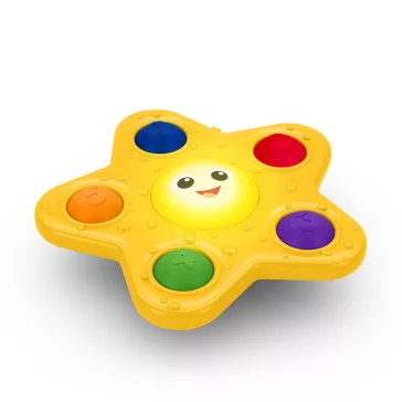   BABY EINSTEIN Aktív játék tapadókoronggal Pop & Glow Starfish™ 6hó+
