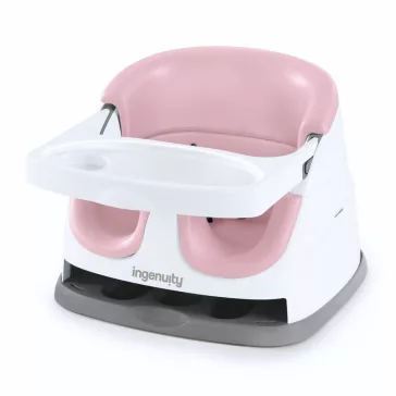   INGENUITY 2 az 1-ben etetőszék ülésmagasító Baby Base™ Peony 6 hó+, 15 kg-ig