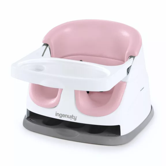 INGENUITY 2 az 1-ben etetőszék ülésmagasító Baby Base™ Peony 6 hó+, 15 kg-ig