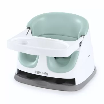   INGENUITY 2 az 1-ben etetőszék ülésmagasító Baby Base™ Mist 6m+ do 15 kg
