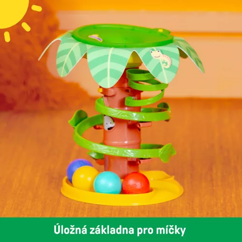 BRIGHT STARTS Zenei golyópálya Tropical Twirl 6m+