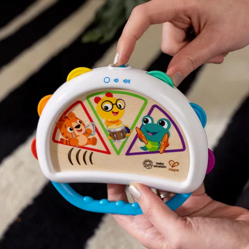 BABY EINSTEIN Tap & Shake™ Magic Touch™ HAPE 6hó+ Zenei Tamburin Játék