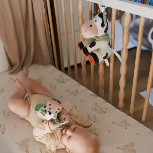 BABYONO Zenei játék C-gyűrűn Cow Bingo 0m+