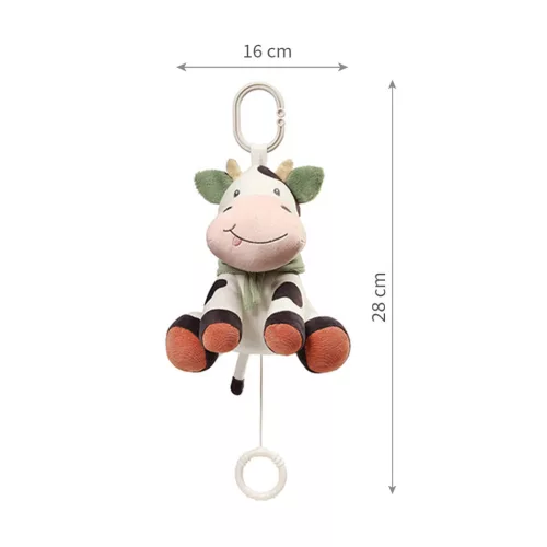 BABYONO Zenei játék C-gyűrűn Cow Bingo 0m+