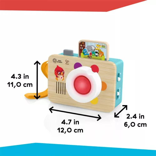 BABY EINSTEIN Interaktív játék hangkamerával HAPE 6hó+