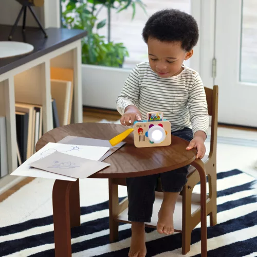 BABY EINSTEIN Interaktív játék hangkamerával HAPE 6hó+