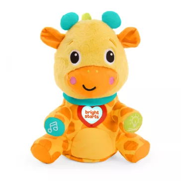   BRIGHT STARTS Interaktív Oktatójáték Chat & Cuddle Giraffe™, 6 hónapos kortól