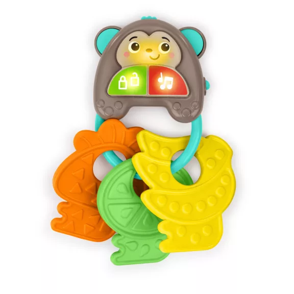BRIGHT STARTS Zenei kulcsok játék MonKeys™ 6m+