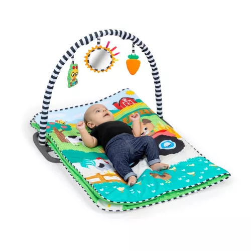 BABY EINSTEIN Játszószőnyeg 3D farmmal Busy Barnyard™ 0hó+