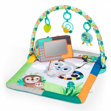   BRIGHT STARTS Szenzoros és Motoros Fejlődést Javító Játszótakaró Tropical Treetop™,0 hónapos kortól