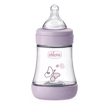   CHICCO Antikólikus cumisüveg Perfect5 150 ml lány lassú folyású 0m+