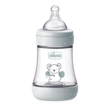   CHICCO Antikólikus cumisüveg Perfect5 150 ml semleges lassú folyású 0m+