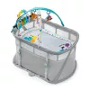 BABY EINSTEIN Játszókerettel és zongorával ellátott kiságy 3in1 Kick & Snooze™ 0hó+