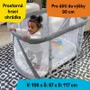BABY EINSTEIN Játszókerettel és zongorával ellátott kiságy 3in1 Kick & Snooze™ 0hó+