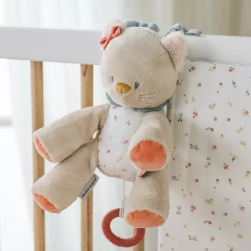 NATTOU Lana macska plüss zenei 30 cm Mila, Zoe & Lana
