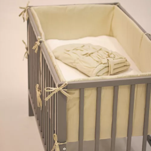 PETITE&MARS Rácsvédő kiságyba  TILLY MAX Light Grey 360 cm