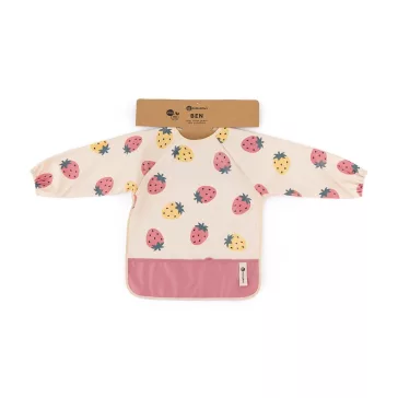 PETITE&MARS Előke hosszú ujjal Ben Beige Strawberies