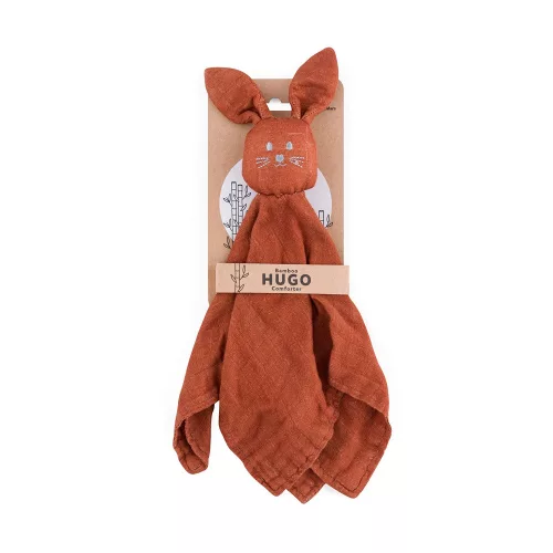 PETITE&MARS Mazlíček bambusz muszlin Hugo Cinnamon Spice 0m+