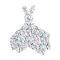 PETITE&MARS Mazlíček bambusz muszlin Hugo Pink Meadow 0m+