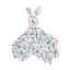 PETITE&MARS Mazlíček bambusz muszlin Hugo Pink Meadow 0m+