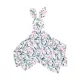 PETITE&MARS Mazlíček bambusz muszlin Hugo Pink Meadow 0m+