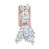 PETITE&MARS Mazlíček bambusz muszlin Hugo Pink Meadow 0m+