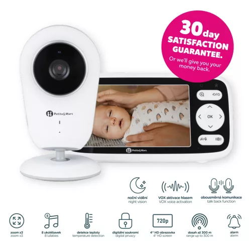 PETITE&MARS digitális bébiőr NANO 4.0
