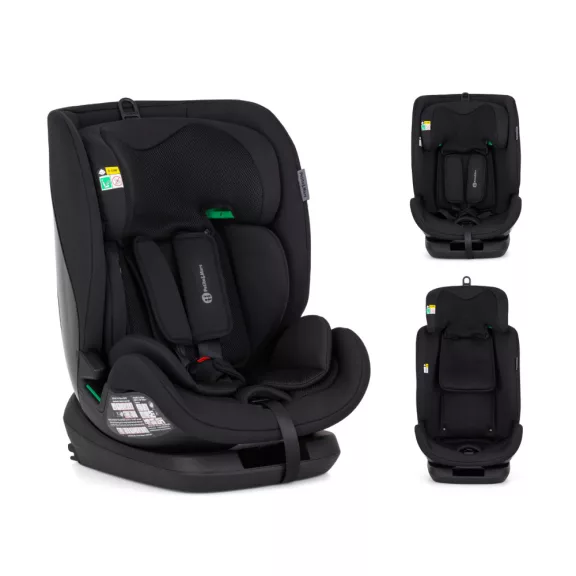 PETITE&MARS Autósülés Prime Pro i-Size Coal Black Air 76-150 cm (9-36 kg)