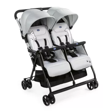 CHICCO Ikerbabakocsi sport Ohlala Twin Silver Cat