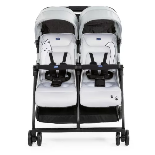 CHICCO Ikerbabakocsi sport Ohlala Twin Silver Cat
