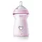 CHICCO Natural Feeling 330 ml cumisüveg lányoknak 6m+