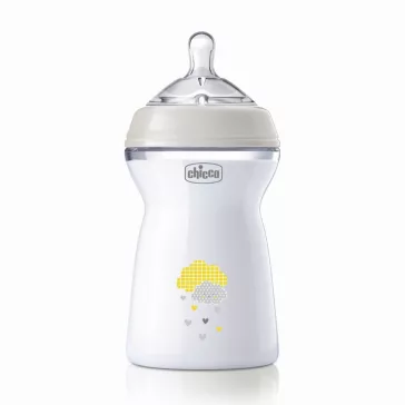 CHICCO Natural Feeling cumisüveg 330 ml semleges 6h+