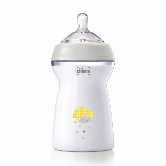 CHICCO Natural Feeling cumisüveg 330 ml semleges 6h+