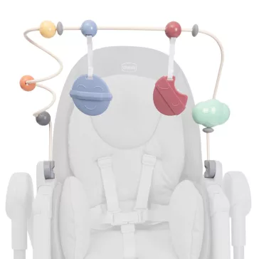CHICCO Rainbow játszóív Polly Armonia etetőszékhez