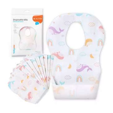 BABYONO Egyszer használatos előke 10db, 6h+