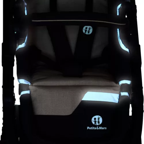 PETITE&MARS Vario/Spider Black Melange babakocsihoz sportrész (ülőke)