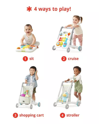 SKIP HOP Járássegítő 4 az 1-ben Explore&More 6 hónapos kortól