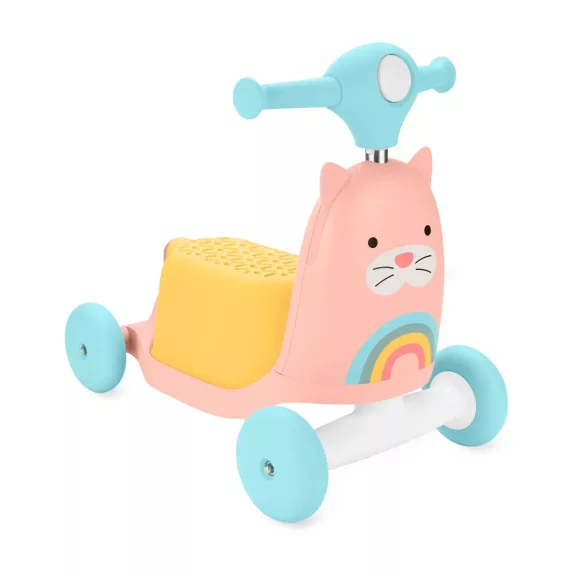 SKIP HOP Zoo lökhárító 3 az 1-ben Ride-On Macska 12 hónapos kortól 20 kg-ig